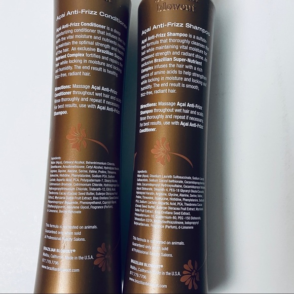Brazilian Blowout Anti-Frizz Shampoo Conditioner - Picture 4 of 4